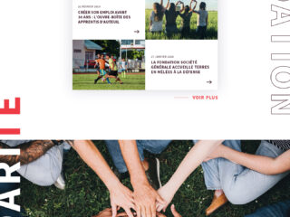 Webdesign Fondation Société générale